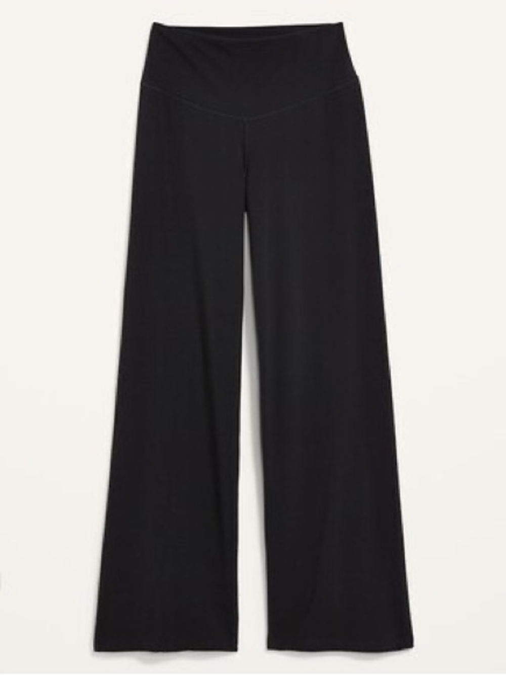 Old Navy Black Wide-Leg Extra High-Rise Pants XL TALL PowerChill